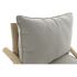 Fotoliu DKD Home Decor Natural Gri deschis Tec 82 x 80 x 73 cm