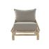 Fotoliu DKD Home Decor Natural Gri deschis Tec 82 x 80 x 73 cm