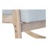 Fotoliu DKD Home Decor MB-179429 Gri Natural Gri deschis Lemn de cauciuc Sixties 66 x 88 x 78 cm