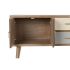 Mobilă TV DKD Home Decor Gri Crem Metal Lemn de paulownia (90 x 34 x 66.5 cm)