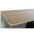 Raft DKD Home Decor Natural Gri Metal Lemn 2 Rafturi (79 x 39 x 133 cm)