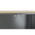 Raft DKD Home Decor Natural Gri Metal Lemn 2 Rafturi (79 x 39 x 133 cm)