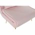 Canapea extensibilă DKD Home Decor 8424001799510 Multicolor Roz deschis Metal Modern Scandi 90 x 90 x 84 cm