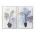 Tablou DKD Home Decor Plantă 83 x 4,5 x 123 cm Scandinav (2 Unități)
