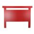 Tăblie de Pat DKD Home Decor Negru Roșu Lemn Brad Lemn MDF 160 x 4 x 120 cm