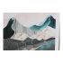 Tablou DKD Home Decor Oriental Munte 70 x 4 x 70 cm (3 Piese)