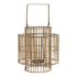 Suport de Lumânări DKD Home Decor Metal Bambus (30 x 30 x 32 cm)