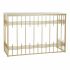 Consolă DKD Home Decor Geam Negru Auriu* Metal 120 x 40 x 81 cm