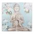 Tablou DKD Home Decor CU-181694 Pânză Buda Oriental (140 x 3 x 140 cm) (2 pcs)