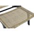 Fotoliu DKD Home Decor Negru Natural Lemn Tec 65 x 78 x 68 cm