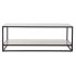 Masa laterală DKD Home Decor Oțel Argintiu Lemn MDF (120 x 60 x 45 cm)