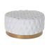 Suport pentru Picioare DKD Home Decor Alb Poliester Lemn MDF (78 x 78 x 40 cm)