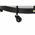 Masa laterală DKD Home Decor Geam Negru Metal (47 x 46 x 71 cm)