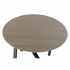Masa laterală DKD Home Decor 65 x 65 x 49,5 cm Negru Metal Lemn Maro Deschis