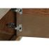 Mobilă TV DKD Home Decor Maro Negru Salcâm (130 x 42 x 49 cm)