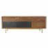 Mobilă TV DKD Home Decor Maro Negru Salcâm (130 x 42 x 49 cm)