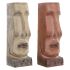 Ghiveci DKD Home Decor 16 x 17 x 49 cm Față Bej Teracotă Rășină (2 Unități)