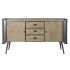 Mobilă TV DKD Home Decor 144 x 47 x 76 cm Natural Gri Metal