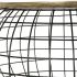 Masa laterală DKD Home Decor 80 x 80 x 44 cm Negru Auriu* Aluminiu Plastic