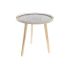 Masa laterală DKD Home Decor Natural Negru 40 x 40 x 41 cm Lemn MDF