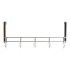 Cuier pentru uși DKD Home Decor 8424001835256 Transparent Argintiu Metal 47 x 10 x 22 cm