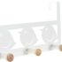 Cuier pentru uși DKD Home Decor 8424001835553 Păsări Alb Negru Metal Lemn MDF 28,5 x 9,5 x 16 cm (2 Unități)