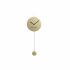 Ceas de Perete DKD Home Decor Auriu* Fier Plastic pendulă 22 x 5,5 x 60 cm