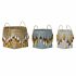 Set de Coșuri DKD Home Decor Multicolor Bambus Franjuri Boho 3 Piese