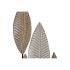 Figură Decorativă DKD Home Decor Bambus Fier Frunze (33 x 10 x 81 cm)