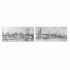 Tablou DKD Home Decor Pânză 150 x 3,8 x 70 cm New York Loft (2 Unități)