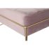 Banchetă DKD Home Decor   Spumă Roz Auriu* Metal Poliester Кадифе Lemn MDF (80 x 80 x 42 cm)