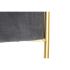Banchetă DKD Home Decor   Spumă Gri Auriu* Metal Poliester Кадифе Lemn MDF (80 x 80 x 47 cm)