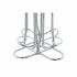 Organizator de capsule de cafea DKD Home Decor Argintiu Metal Plastic 13 x 13 x 37 cm