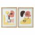 Tablou DKD Home Decor 55 x 2 x 70 cm Abstract Scandinav (2 Unități)