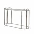 Consolă DKD Home Decor Argintiu Metal Geam 115,5 x 36,5 x 78 cm