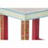 Masa laterală DKD Home Decor 8424001853243 Natural Multicolor Acrilic Lemn de mango 45 x 30 x 45 cm