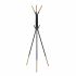Stojan na klobouky DKD Home Decor Negru Natural Oțel Plastic Loft 65 x 65 x 179 cm