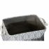 Set de Coșuri DKD Home Decor Alb Maro Gri Bleumarin Frunza a unei plante Boho 40 x 30 x 24 cm Plastic 3 Piese (2 Unități)