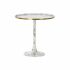 Consolă DKD Home Decor Alb Auriu* Aluminiu 51 x 51 x 51 cm