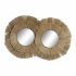 Oglindă de perete DKD Home Decor Natural Bali 117 x 6 x 77 cm