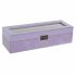 Casetă de Bijuterii DKD Home Decor 8424001859894 33 x 11 x 9 cm Geam Liliachiu Poliuretan