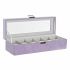 Casetă de Bijuterii DKD Home Decor 8424001859894 33 x 11 x 9 cm Geam Liliachiu Poliuretan