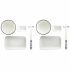 Set de Sushi DKD Home Decor 33,5 x 34,5 x 9 cm Porțelan Alb Bleumarin Oriental (33,5 x 34,5 x 9 cm)