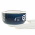 Set de Sushi DKD Home Decor 33,5 x 34,5 x 9 cm Porțelan Alb Bleumarin Oriental (33,5 x 34,5 x 9 cm)