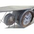 Ceas de Perete DKD Home Decor Geam Fier Avion Lemn MDF Gri închis (120 x 21 x 33.5 cm)