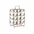 Suport pentru Sticle DKD Home Decor 37 x 23,5 x 54 cm Metal Cupru Poliuretan