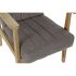 Fotoliu DKD Home Decor Natural Bej Poliester Pin (63 x 68 x 81 cm)