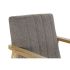 Fotoliu DKD Home Decor Natural Bej Poliester Pin (63 x 68 x 81 cm)