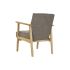 Fotoliu DKD Home Decor Natural Bej Poliester Pin (63 x 68 x 81 cm)