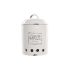 Staniu DKD Home Decor 17,7 x 17,7 x 26 cm Alb Dolomite Usturoi